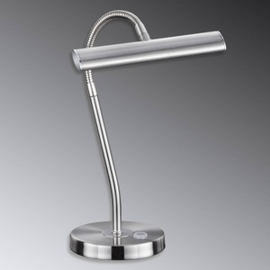 Trio Lighting, Curtis - LED-Tischleuchte, nickel matt, Curtis - LED-Tischleuchte, nickel matt