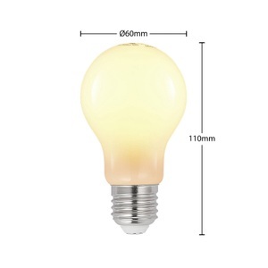 ARCCHIO, LED-Lampe E27 8W 2.700K dimmbar, opal, LED-Lampe E27 8W 2.700K dimmbar, opal