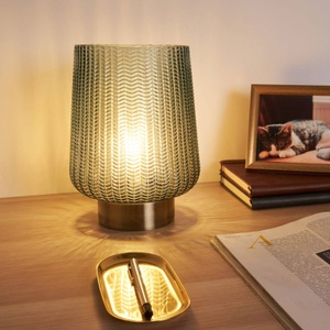 Pauleen, Pauleen Pretty Glamour LED-Tischlampe, Batterie, Pauleen Pretty Glamour E27-LED türkis/messing