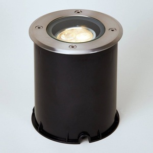 Lampenwelt.com, LED-Bodeneinbauleuchte schwenkbar, IP67, Edelstahl, LED-Bodeneinbauleuchte schwenkbar, IP67, rund