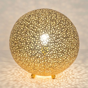 J. Holländer, Tischleuchte Lily Grande, Ø 43 cm, gold, Tischleuchte Lily Grande, Ø 43 cm, gold
