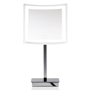 Decor Walther, Decor Walther BS 83 LED Touch Kosmetikspiegel batteriebetrieben, Decor Walther BS 83 Touch LED-Tischspiegel eckig