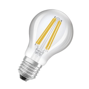 Osram, OSRAM 4099854009532 LED EEK A (A - G) E27 Glühlampenform 7.2 W = 100 W Warmweiß (Ø x H) 60 mm x 60 mm 1 St., OSRAM Hocheffiziente 7,2-W-Filament-LED-Lampe A100, E27, 1521 lm, warmweiß, 3000 K, 210 lm/W, EEK A