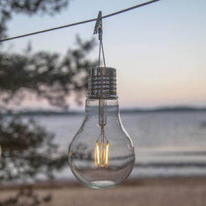 Best Season, LED-Solarleuchte Fille, Dekoleuchte, Star Trading Gartenlicht Solar Fille Glühbirne