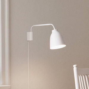 Fritz Hansen, Fritz Hansen-Caravaggio Read Wandleuchte, Weiss, FRITZ HANSEN Caravaggio Wandlampe, weiß