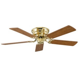Casa Fan, Ventilator Classic Flat III messing poliert 132 cm, Ventilator Classic Flat III messing poliert 132 cm