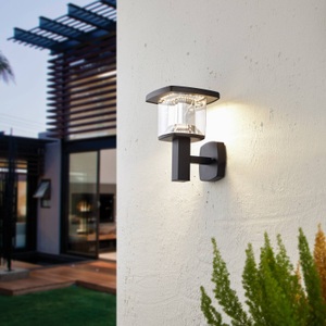 Lampenwelt.com, LED-Außenwandleuchte Askan aus Edelstahl, LED-Außenwandleuchte Askan aus Edelstahl