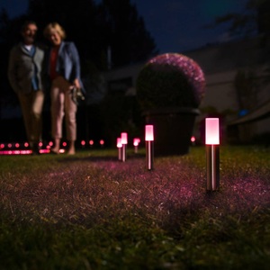 LEDVANCE, LEDVANCE 4058075478237 SMART+ GARDEN POLE 3 Pole mini extension LED-Gartenstrahler LED LED fest eingebaut 1.9 W Stahl, Ledvance SMART+ WiFi 1,7-W-LED-Gartenstrahler GARDEN POLEmini Erweiterungs-Set, 45 lm, RGBW, 3 Stk