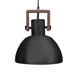PR Home, PR Home Ashby Single Hängelampe Ø29cm schwarz-zink, PR Home Ashby Single Hängelampe Ø29cm schwarz-zink