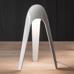 Martinelli Luce, Martinelli Luce Cyborg - LED-Tischleuchte, weiß, Tischleuchte Cyborg LED metall weiß - Martinelli Luce weiß en metall