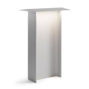 Luceplan, Luceplan Fienile LED-Sockelleuchte 32cm hellgrau, 