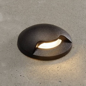 Fumagalli, LED-Einbauleuchte Aldo 1L schwarz/klar 3.000K, LED-Einbauleuchte Aldo 1L schwarz/klar 3.000K