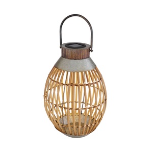 mutoni light, Solarleuchte Bambus hell 1xLED, Solarleuchte Bambus hell 1xLED