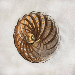 GOFURNIT, Wandleuchte Veneria, Nussbaum, Ø 70 cm, Gofurnit Veneria Wandleuchte, Nussbaum, Ø 70 cm