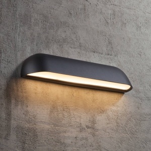 Nordlux, LED-Außenwandleuchte Front 36, schwarz, LED-Außenwandleuchte Front 36, schwarz