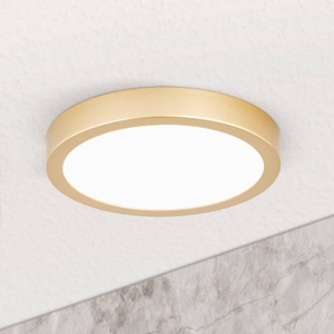 Orion, Runde LED-Deckenleuchte Vika - 18 cm, LED-Deckenleuchte Vika, rund, gold matt, Ø 18cm