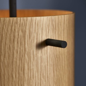 Frandsen, FRANDSEN Hängelampe FM 1954, eiche, Ø 16 cm, Holz, FRANDSEN Hängelampe FM 1954, eiche, Ø 16 cm, Holz