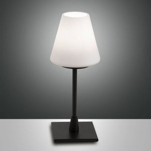 Fabas Luce, LED-Tischleuchte Lucy mit Touchdimmer, schwarz, LED-Tischleuchte Lucy mit Touchdimmer, schwarz