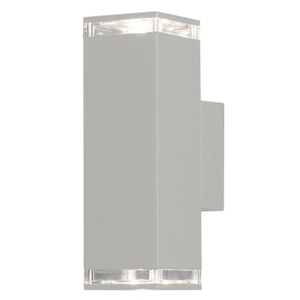 Konstsmide, Konstsmide Antares 407-250 Außenwandleuchte LED GU10 14 W Weiß, Außenwandleuchte Pollux up/down Höhe 23,5cm