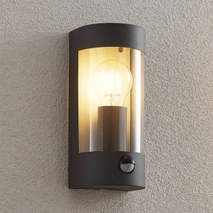 Lindby Junias Außenwandlampe mit Bewegungsmelder