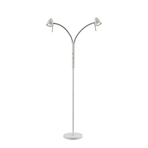 LINDBY, Lindby Heyko LED-Stehleuchte, dimmbar, zweiflammig, 