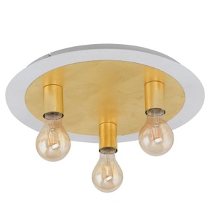 Eglo, LED-Deckenleuchte Passano 3fl. gold, LED-Deckenleuchte Passano 3fl. gold