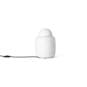 ferm living, Bell Tischleuchte / Glas - Ø 20 x H 27 cm - Ferm Living weiß en glas, Tischleuchte Bell glas weiß / Glas - Ø 20 x H 27 cm - Ferm Living weiß en glas