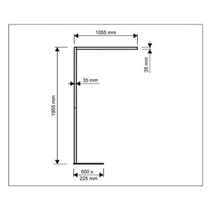 Maul, LED-Stehlampe Maul MAULsirius colour vario sensor, 80 W, 8750 lm, 3000-5500 K, direktes/indirektes Licht, stufenlos dimmbar, Aluminium & Stahl, schwarz, Maul MAULsirius 8259290 LED-Stehlampe mit Bewegungsmelder LED LED fest eingebaut 64 W Schwarz