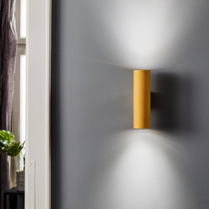 ARGON, Wandlampe Marion, zweiflammig, goldfarben, Wandlampe Marion, zweiflammig, goldfarben