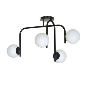 EULUNA, Deckenleuchte Grand 4B, schwarz, vierflammig, 