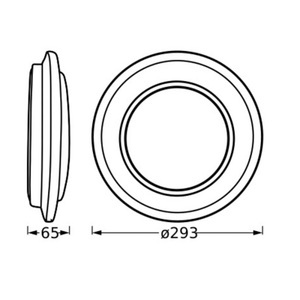 LEDVANCE, Ledvance Orbis Berlin LED-Deckenlampe schwarz 30cm, Ledvance Orbis Berlin LED-Deckenlampe schwarz 30cm
