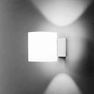 Martinelli Luce, Martinelli Luce Tube Wandlampe, Glasschirm 10 cm, Martinelli Luce Tube Wandlampe, Glasschirm 10 cm