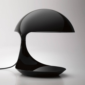 Martinelli Luce, Martinelli Luce Cobra - Retro-Tischleuchte schwarz, Martinelli Luce Cobra - Retro-Tischleuchte schwarz