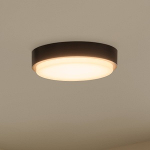Lampenwelt.com, LED-Außendeckenlampe Nermin, IP65, rund, LED-Außendeckenlampe Nermin, IP65, rund