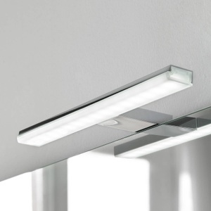 Ebir, LED-Spiegelleuchte Pandora, chrom, Breite 20,8 cm, LED-Spiegelleuchte Pandora, chrom, Breite 20,8 cm
