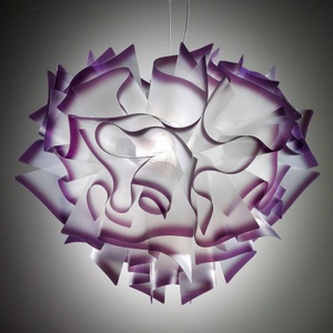 SLAMP, Slamp Veli Pendelleuchte L pflaume, Slamp Veli - Designer-Hängeleuchte, 60 cm, pflaume