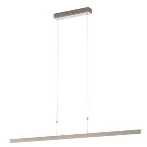 Gebr. Knapstein, Gebr. Knapstein Gebr. Knapstein Pendelleuchte, LED-Hängelampe Linn Gestensensor nickel matt 128cm