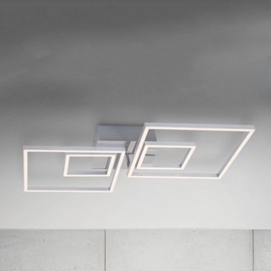 Briloner, LED-Deckenleuchte Frames 2 kleine/2 große Quadrate, LED-Deckenleuchte Frames 2 kleine/2 große Quadrate