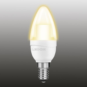 Ledon, E14 5W 927 LED-Kerzenlampe klar, dimmbar, LEDON LED Lampe: Kerze B35 5W