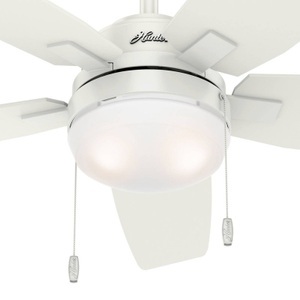 Hunter, Hunter Arcot Ventilator mit Licht, weiß/grau, Hunter Arcot Ventilator mit Licht, weiß/grau