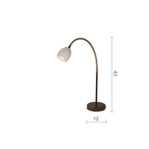 Menzel, Menzel Provence matt Tischlampe mit Flexarm, Menzel Provence matt Tischlampe mit Flexarm
