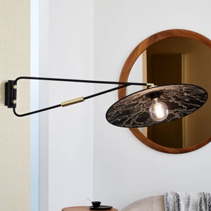 MARKET SET, MARKET SET Gatsby Wandlampe Arm schwenkbar schwarz, MARKET SET Gatsby Wandlampe Arm schwenkbar schwarz