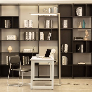 ARCCHIO, Arcchio Finix LED-Stehleuchte silber 100W dimmbar, Arcchio Finix LED-Stehleuchte silber 100W dimmbar