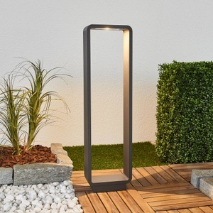 Lampenwelt.com, Ninon - LED-Wegeleuchte mit abgerundeten Ecken, Ninon - LED-Wegeleuchte mit abgerundeten Ecken