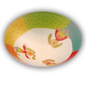 Niermann Standby, Rainbow Rabbit - runde Kinderzimmer-Deckenlampe, Rainbow Rabbit - runde Kinderzimmer-Deckenlampe