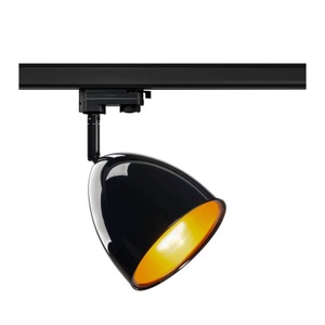 Slv, Spot Para Cone 14 für 3-Phasen-Schiene, schwarz, SLV PARA CONE 14 LED-Schienenstrahler GU10 25 W Schwarz