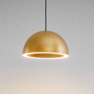 LOOM DESIGN, LOOM DESIGN LED-Hängelampe Curve goldfarben Aluminium Ø 14cm, LOOM DESIGN LED-Hängelampe Curve goldfarben Aluminium Ø 14cm