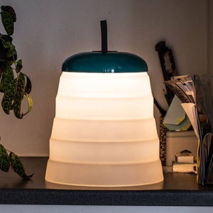 Foscarini, Foscarini Cri Cri LED-Außen-Dekoleuchte, grün, Kabellose, wiederaufladbare Außenlampe Cri Cri LED Outdoor plastikmaterial grün / H 31 cm - mit USB-Ladekabel - Foscarini grün en plastikmaterial