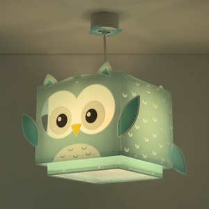 Dalber, Dalber Little Owl Kinder-Hängelampe mit Eulenmotiv, Dalber Little Owl Kinder-Hängelampe mit Eulenmotiv
