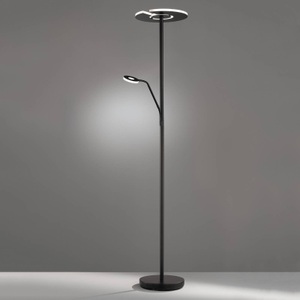 XXXLutz, XXXLutz Led-stehleuchte , 40318 , Schwarz , Metall , 180 cm , 003151092601, Fischer & Honsel Led-stehleuchte , 40318 , Schwarz , Metall , 180 cm , Lesearm, Farbtemperaturwechsler , 003151092601